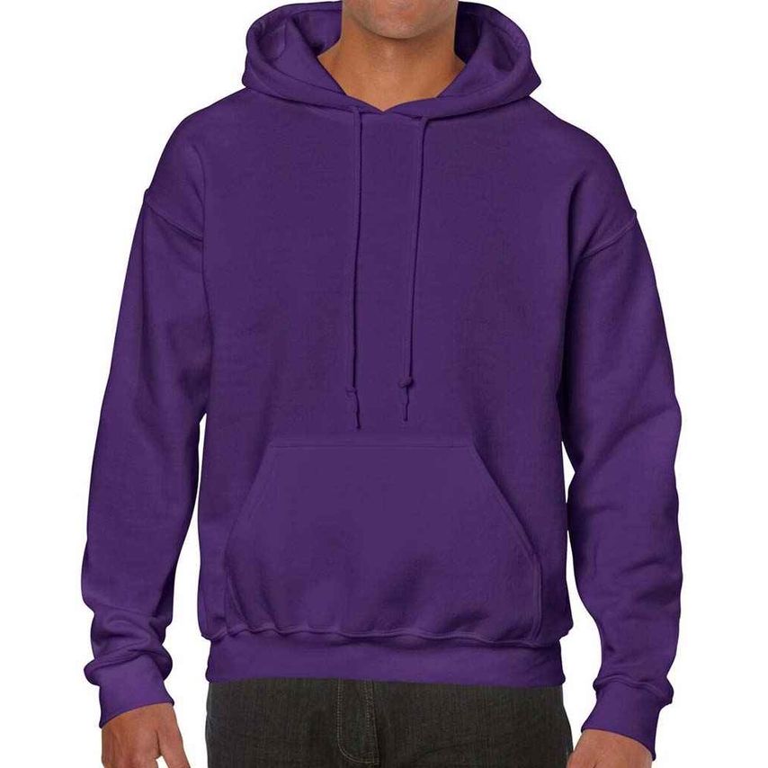 Gildan Heavy Blend Hooded Sweatshirt Mens Purple - GD57 PUR M