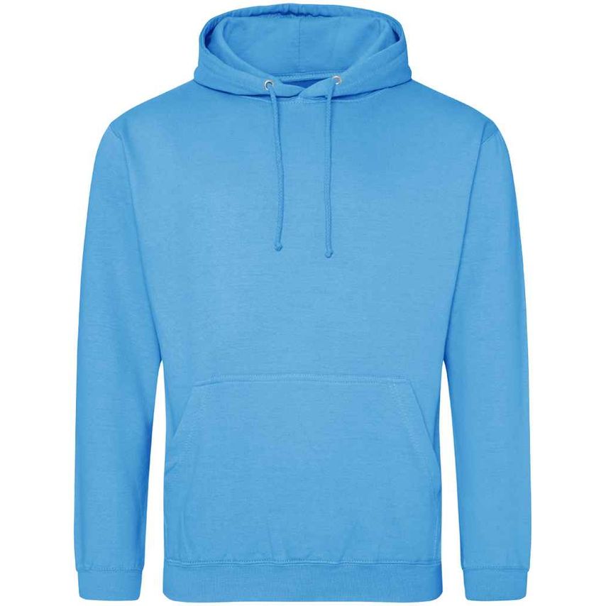 Just Hoods AWDis College Hoodie Mens Hawaiian Blue - JH001 HWB XS