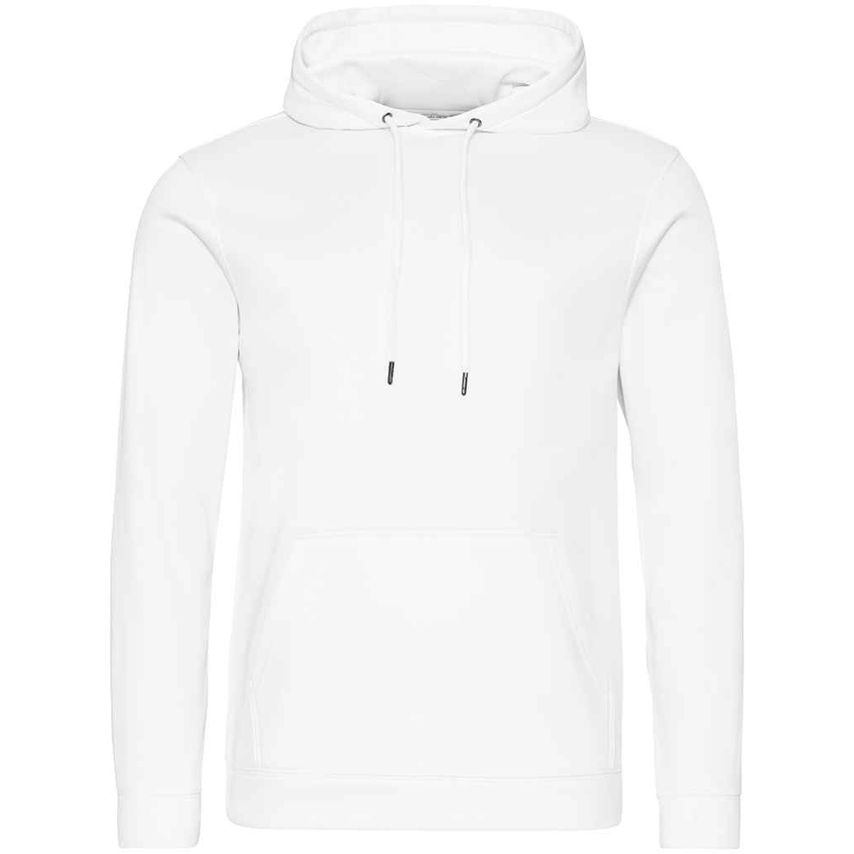 Just Hoods AWDis Sports Polyester Hoodie Mens Arctic White - JH006 ACW XL