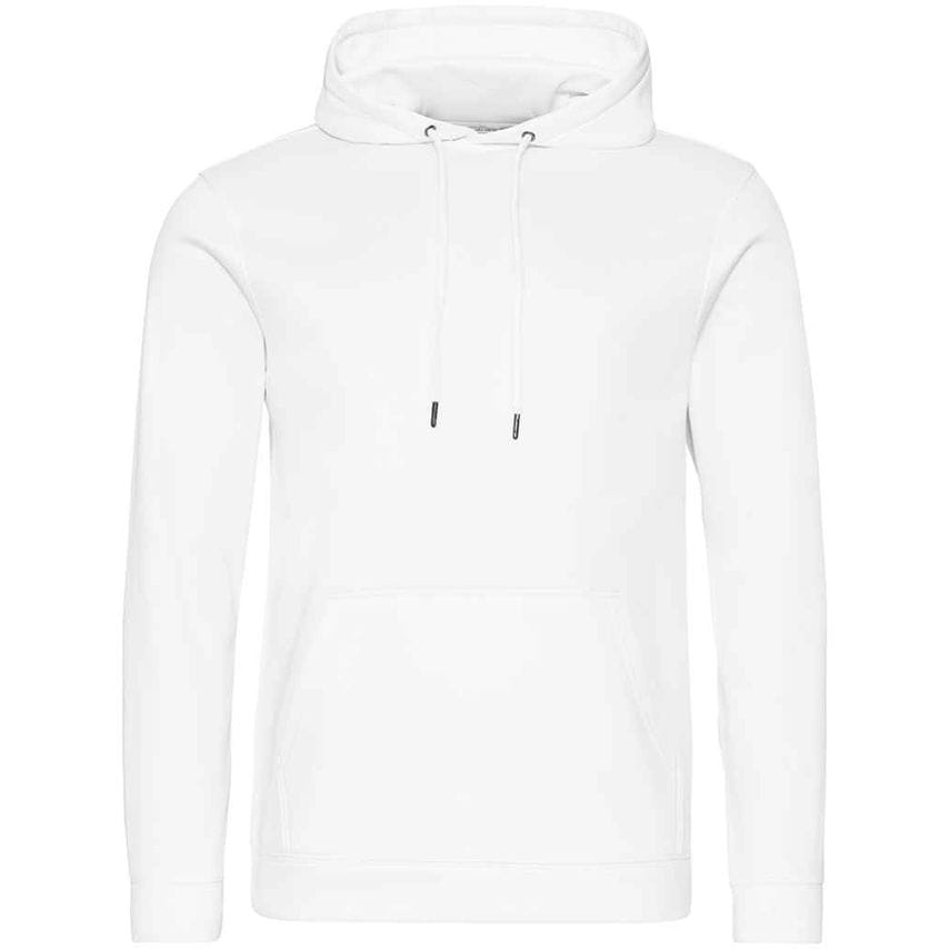 Just Hoods AWDis Sports Polyester Hoodie Mens Arctic White - JH006 ACW XXL