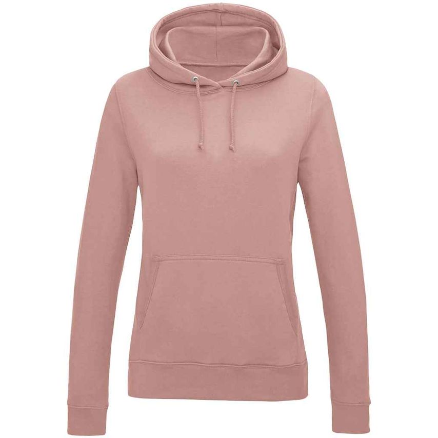 Just Hoods AWDis Ladies College Hoodie Ladies Dusty Pink - JH001F DYP XXL