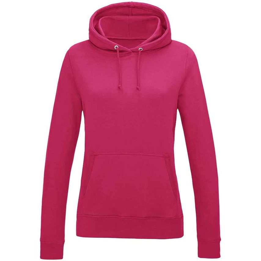 Just Hoods AWDis Ladies College Hoodie Ladies Hot Pink - JH001F HPK M