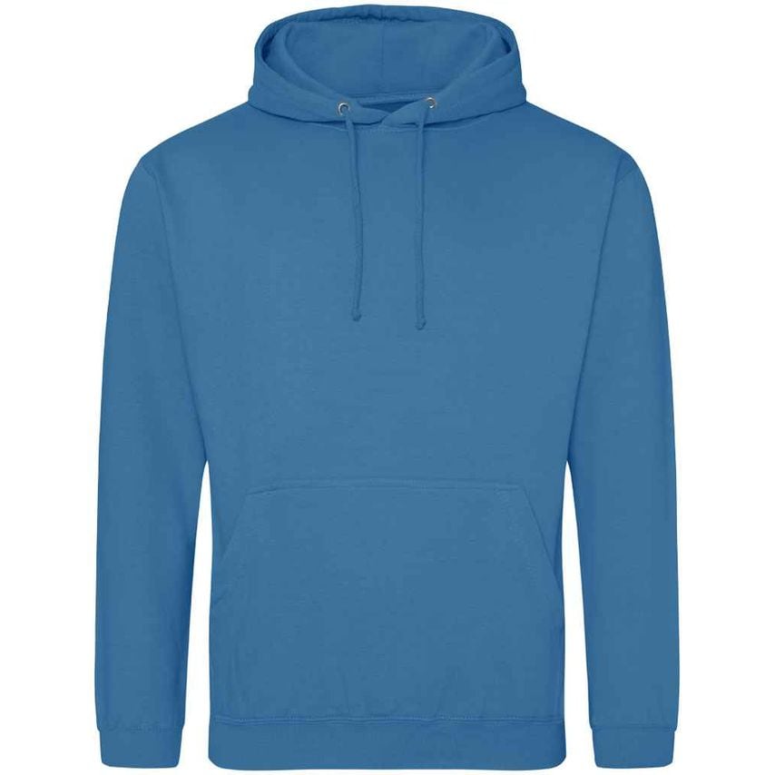 Just Hoods AWDis College Hoodie Mens Sapphire Blue - JH001 SAP XL
