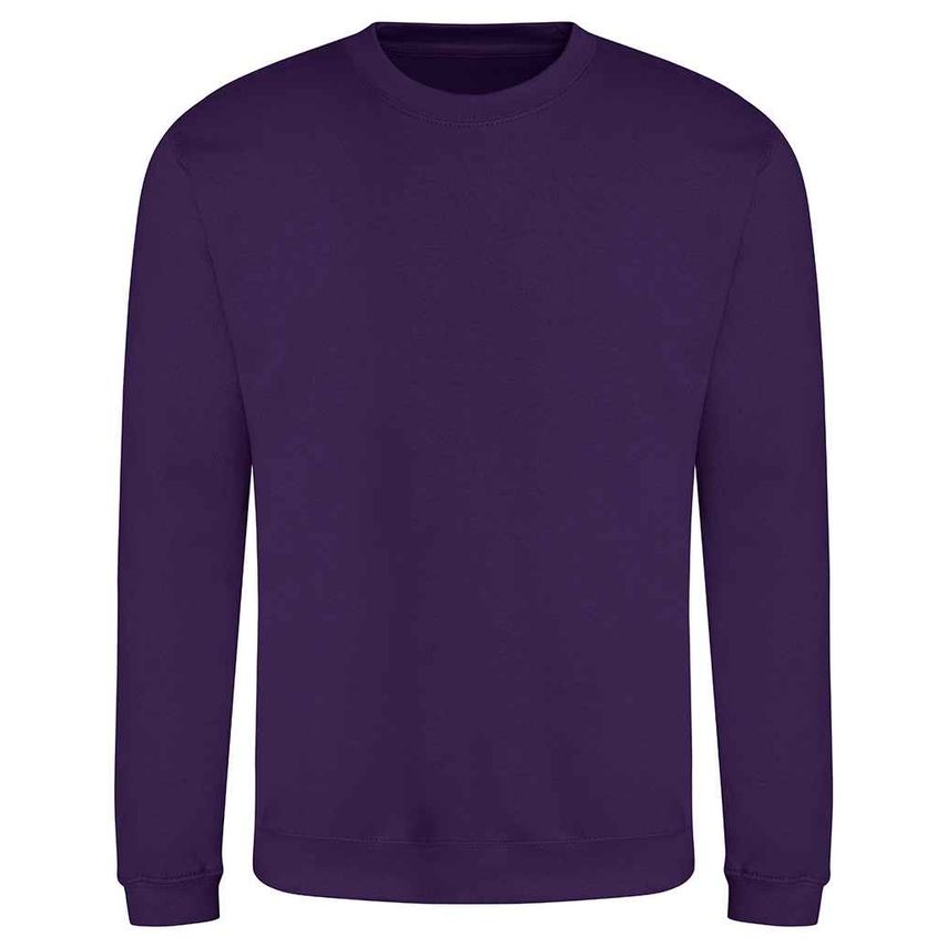Just Hoods AWDis Sweatshirt Mens Purple - JH030 PUR M