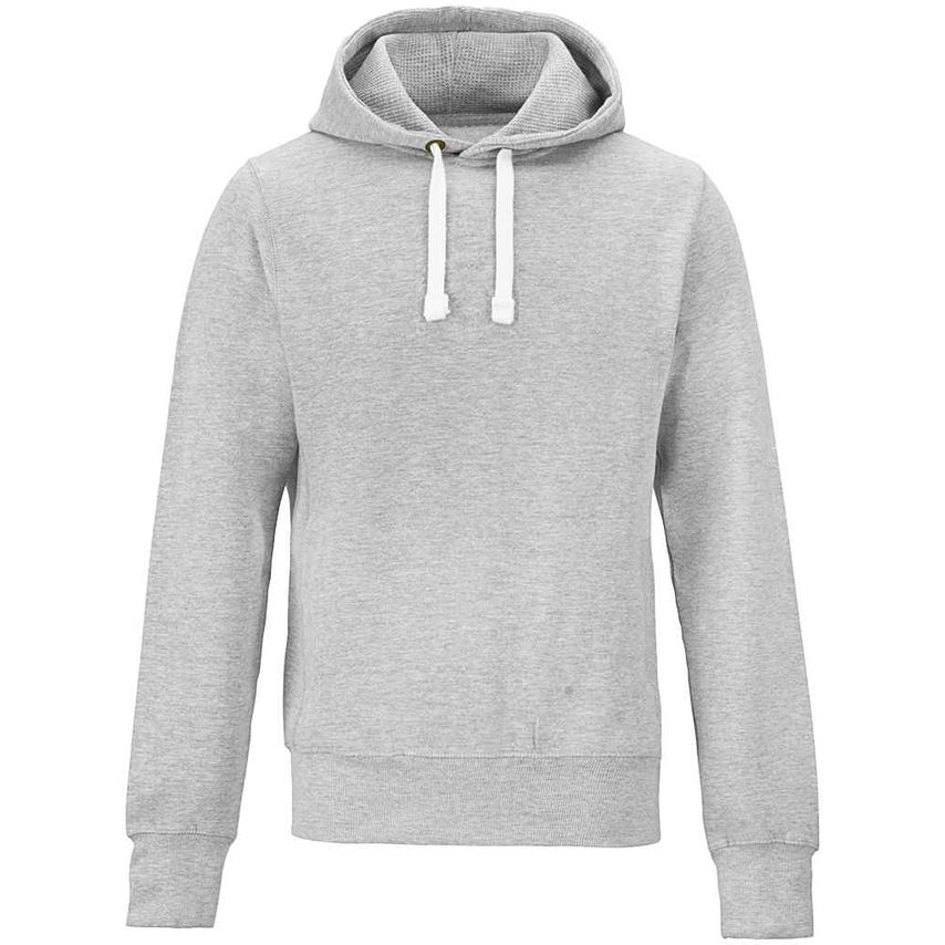 Just Hoods AWDis Chunky Hoodie Mens Heather Grey - JH100 HEA S