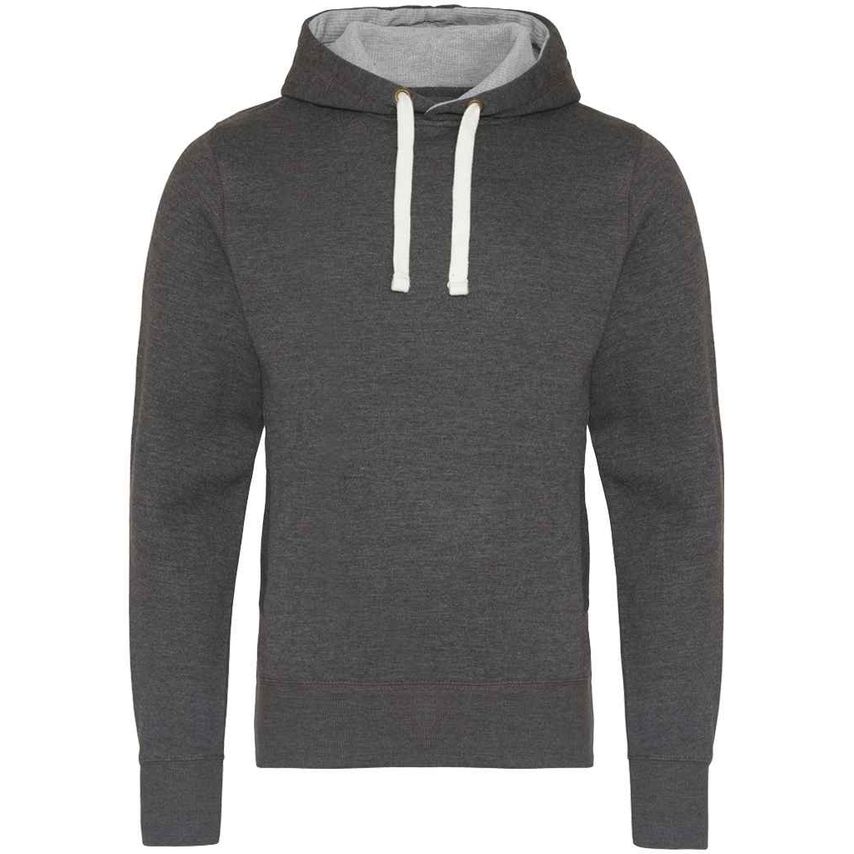 Just Hoods AWDis Chunky Hoodie Mens Charcoal - JH100 CHA XL