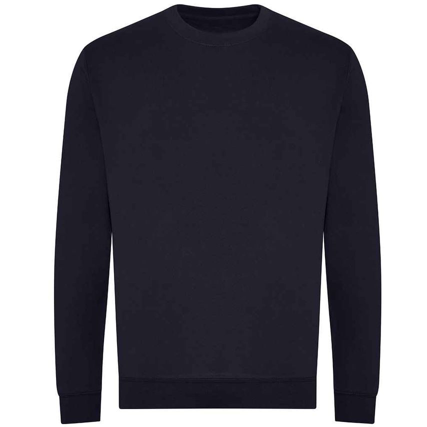 Just Hoods AWDis Unisex Organic Sweatshirt Mens New French Navy - JH230 NFN M