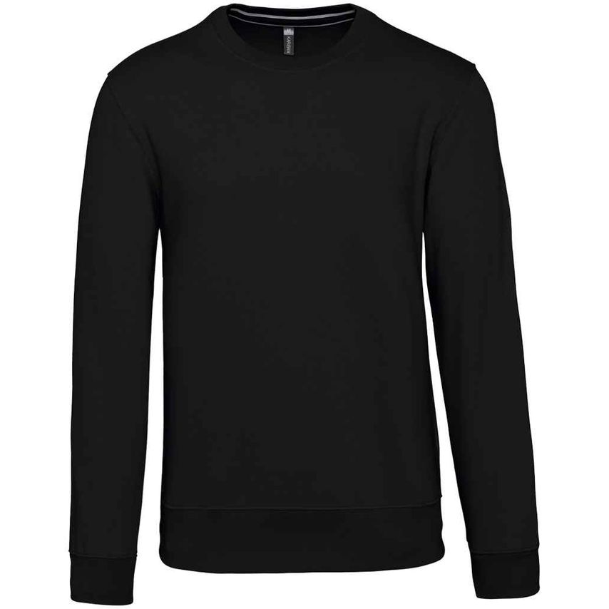 Kariban Crew Neck Sweatshirt Mens Black KB488 Black XXL