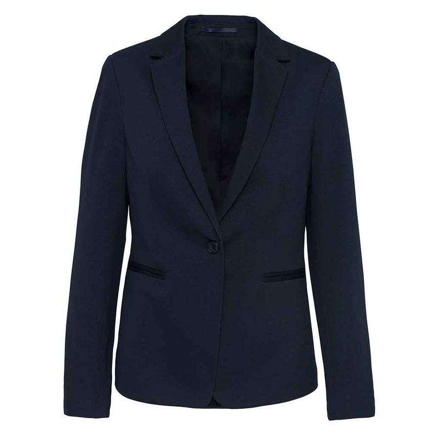 Kariban Ladies Knitted Blazer Ladies Night Navy Heather - KB6133 NNH 8=34