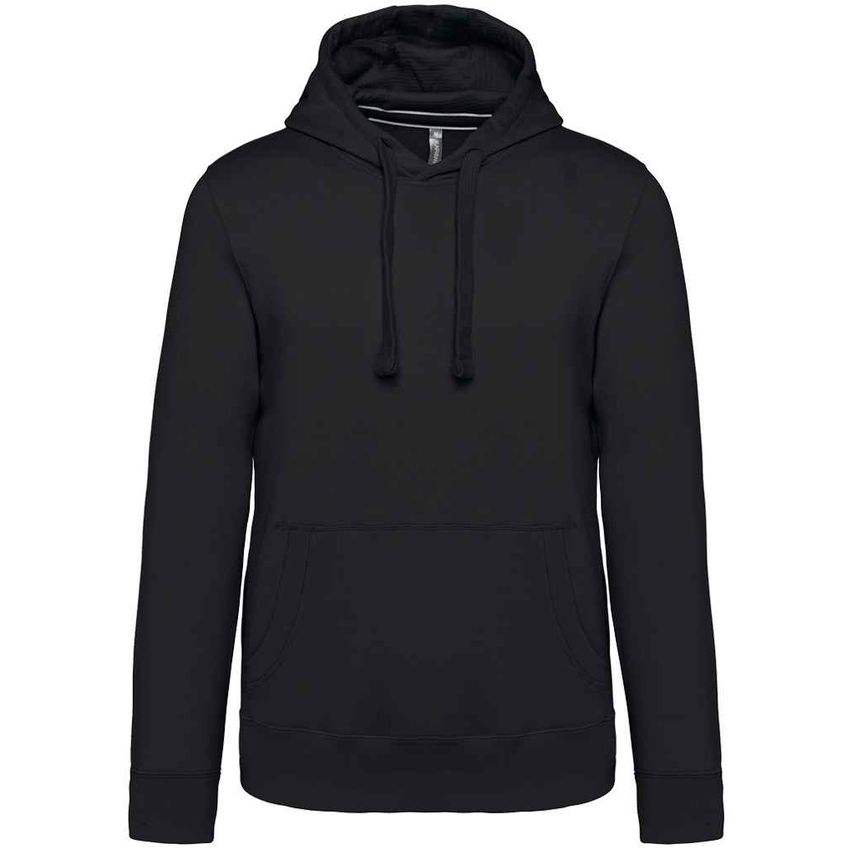 Kariban Hooded Sweatshirt Mens Black KB489 Black XL