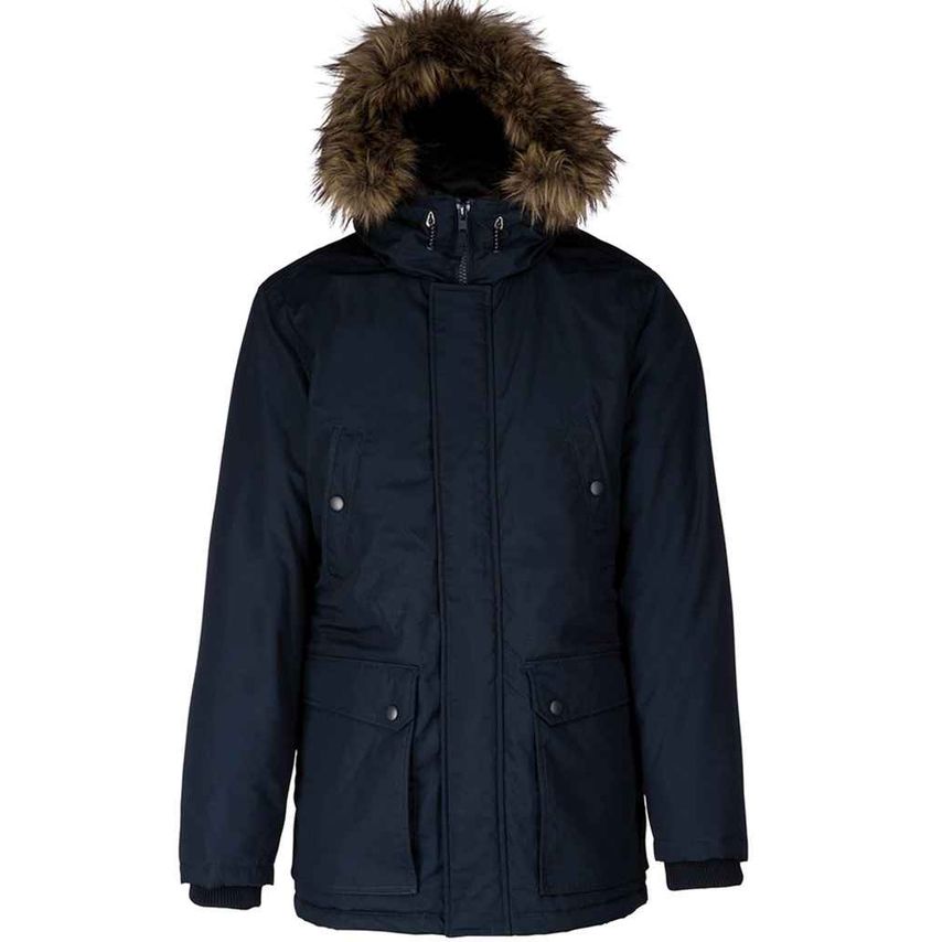Kariban Winter Parka Jacket Mens Navy - KB621 NAV L