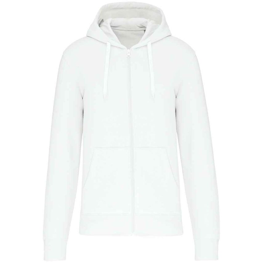 Kariban Eco Friendly Full Zip Hoodie Mens White - KB4030 WHI S