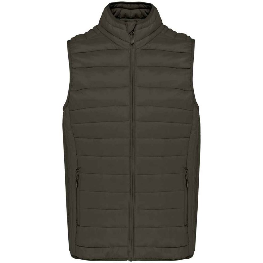 Kariban Lightweight Padded Bodywarmer Mens Dark Khaki - KB6113 DKH XXL