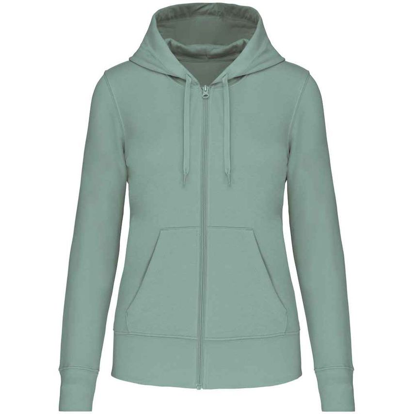 Kariban Ladies Eco Friendly Full Zip Hoodie Ladies Sage - KB4031 SAG XS