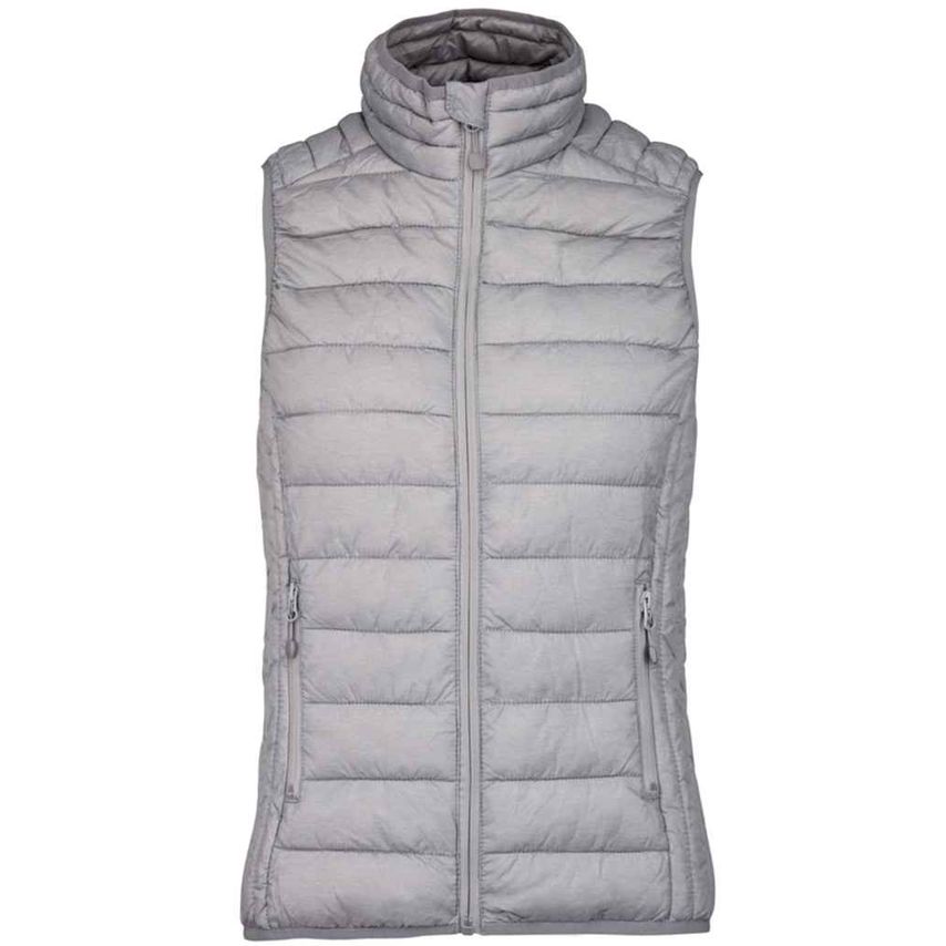 Kariban Ladies Lightweight Padded Bodywarmer Ladies Marl Silver - KB6114 MLS M