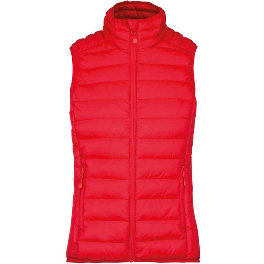 Kariban Ladies Lightweight Padded Bodywarmer Ladies Red - KB6114 RED S