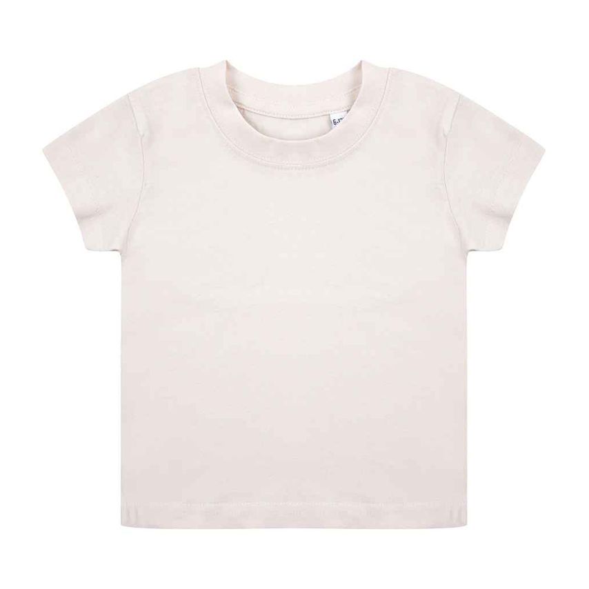 Larkwood Baby/Toddler Organic T-Shirt Infants Natural LW620T Natural 12-18