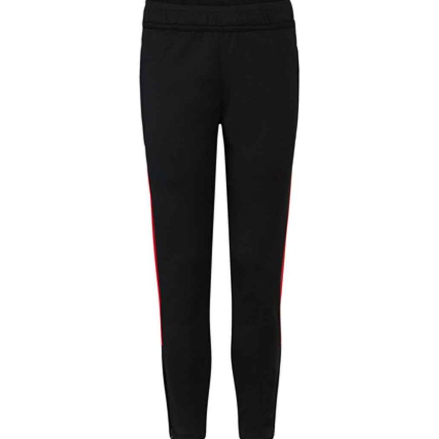 Finden + Hales Kids Knitted Tracksuit Pants Kids Black/Red - LV883 BK/RD 3-4