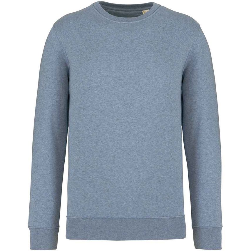 Native Spirit Unisex Crew Neck Sweatshirt Unisex Cool Blue Heather - NS400 CBH M