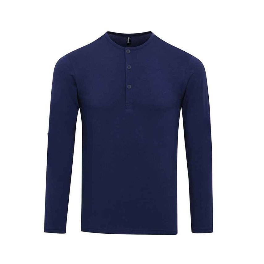 Premier Long John Roll Sleeve T-Shirt Mens Indigo Denim - PR218 IND XXL