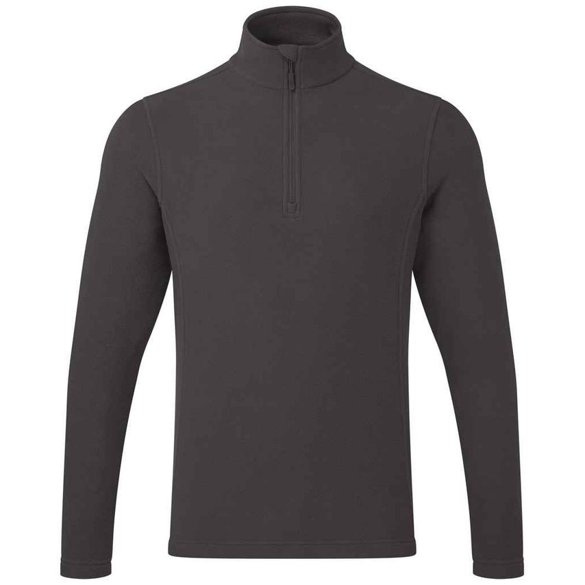 Premier Unisex Recyclight 1/4 Zip Fleece Unisex Dark Grey - PR831 DGY 4XL