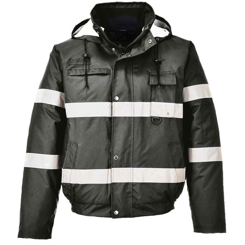 Portwest Iona Lite Bomber Jacket Mens Black PW567 Black M