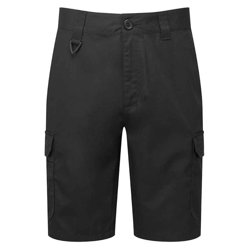 Premier Workwear Cargo Shorts Mens Black PR564 Black S