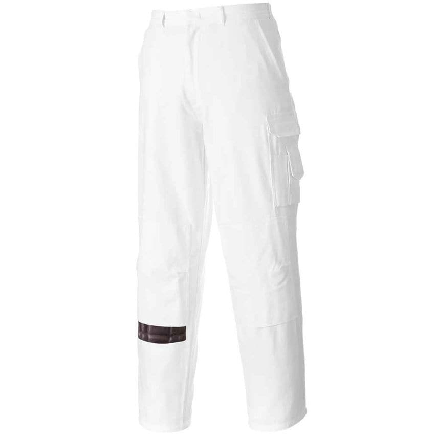 Portwest Painters Trousers Mens White - PW645 WHI L/R