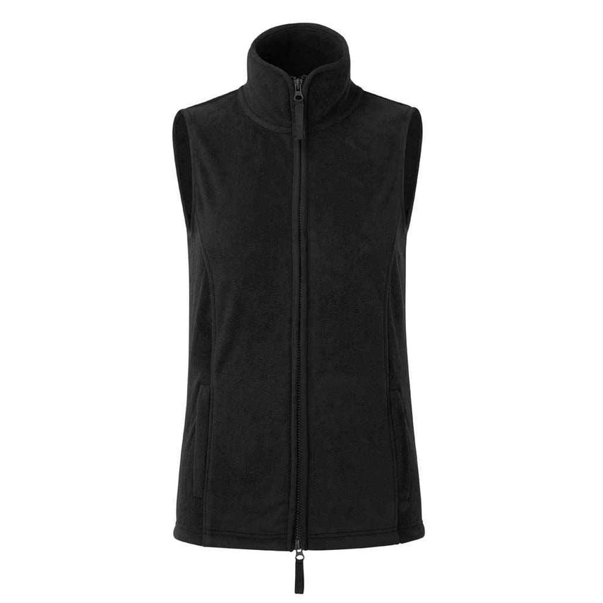 Premier Ladies Artisan Fleece Gilet Ladies Black/Black - PR804 BK/BK M