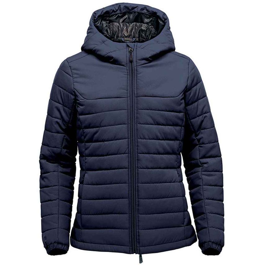 Stormtech Ladies Nautilus Quilted Hooded Jacket Ladies Navy - QXH1W NAV XXL
