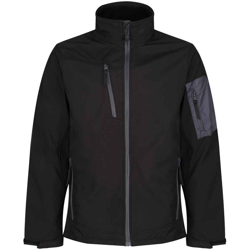 Regatta Professional Regatta Arcola Soft Shell Jacket Mens Black/Seal Grey - RG6