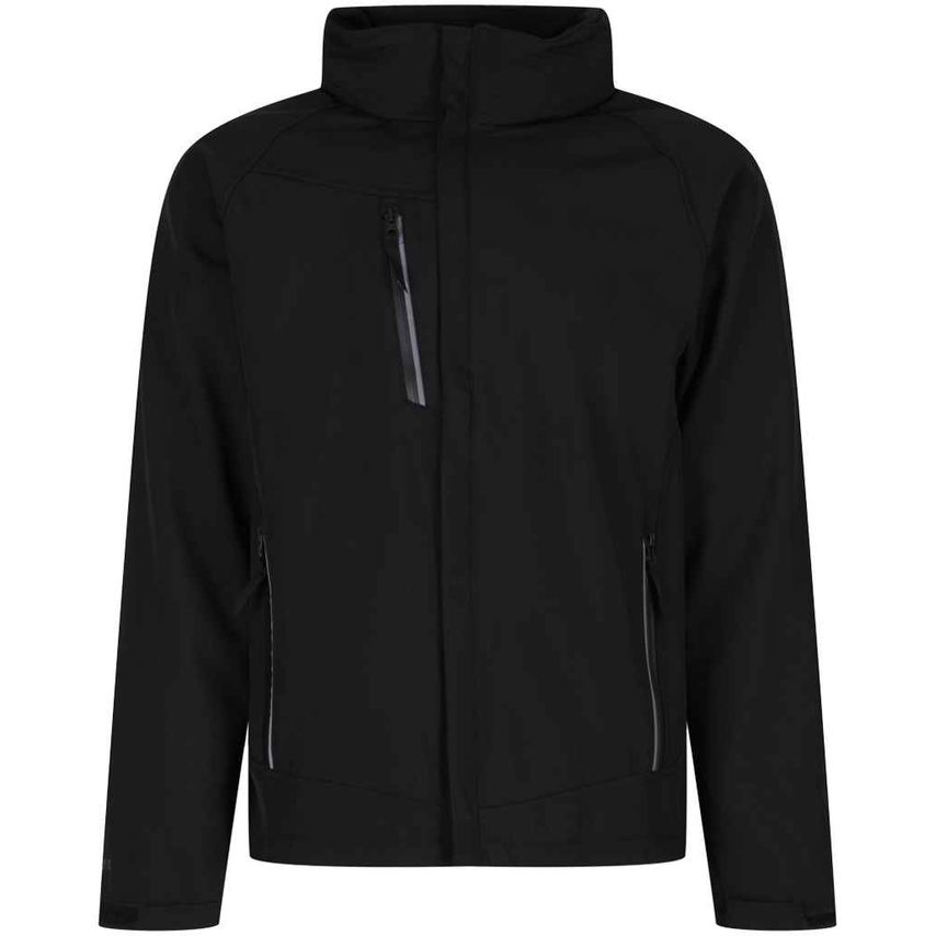 Regatta Professional Regatta Apex Soft Shell Jacket Mens Black RG164 Black XXL