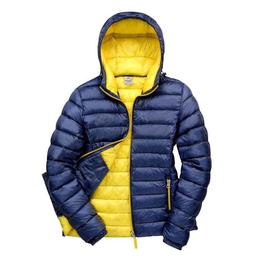 Result Ladies Snow Bird Padded Jacket Ladies Navy/Yellow - RS194F NV/YL L/14
