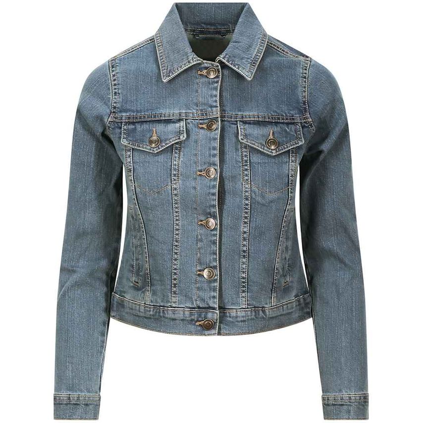 So Denim Ladies Olivia Denim Jacket Ladies Light Blue Wash - SD65 LBW XS