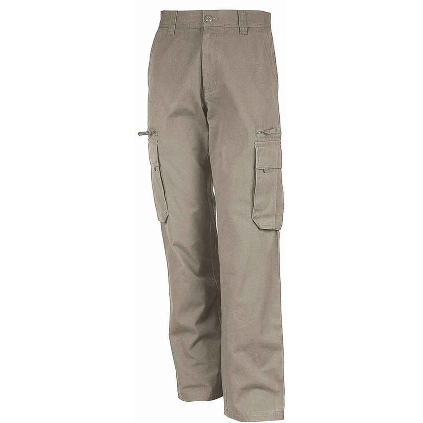 Kariban Heavy Canvas Trousers Mens Beige - SP105 BEI XS=38