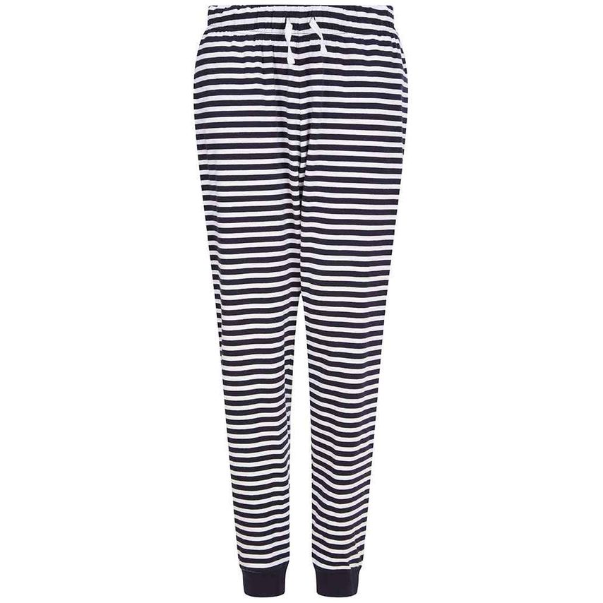 SF Unisex Cuffed Lounge Pants Mens Navy/White Stripes - SF86 N/WSP M