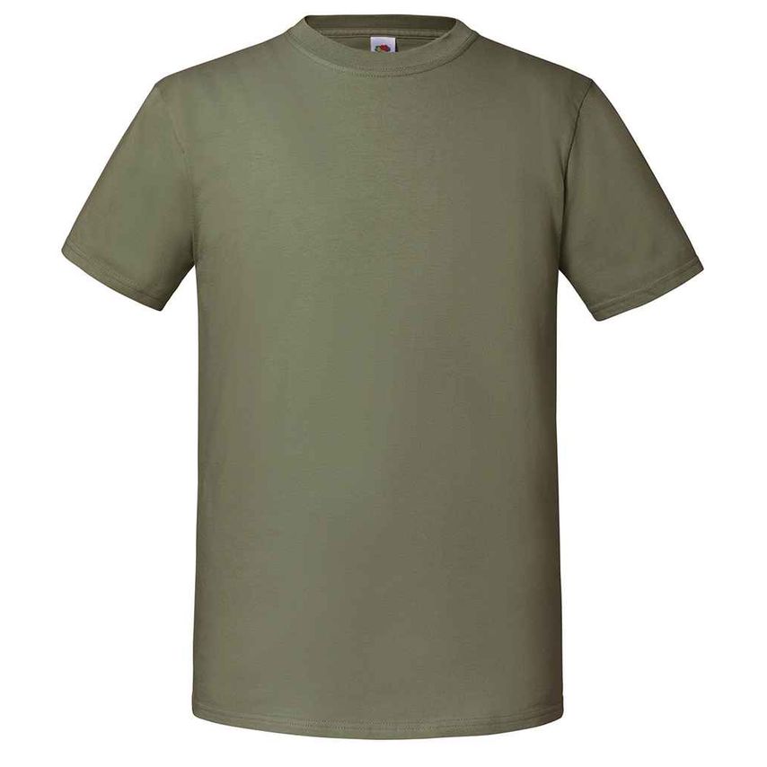 Fruit Of The Loom Iconic 195 T-Shirt Mens Classic Olive - SS620 COL XXL