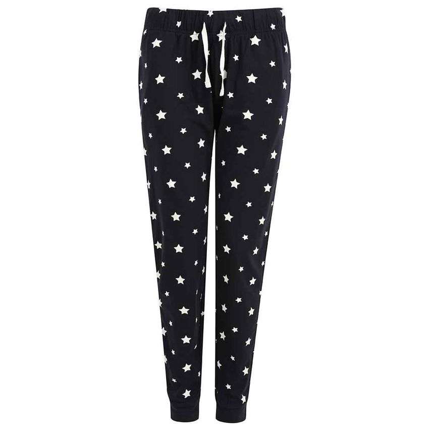 SF Ladies Lounge Pants Ladies Navy/White Stars - SK85 NV/WH XXL