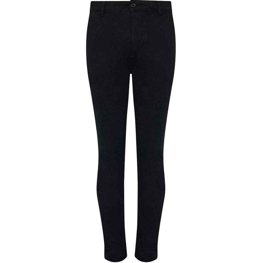 So Denim Adam Slim Chino Trousers Mens Black SD20 Black 32/L