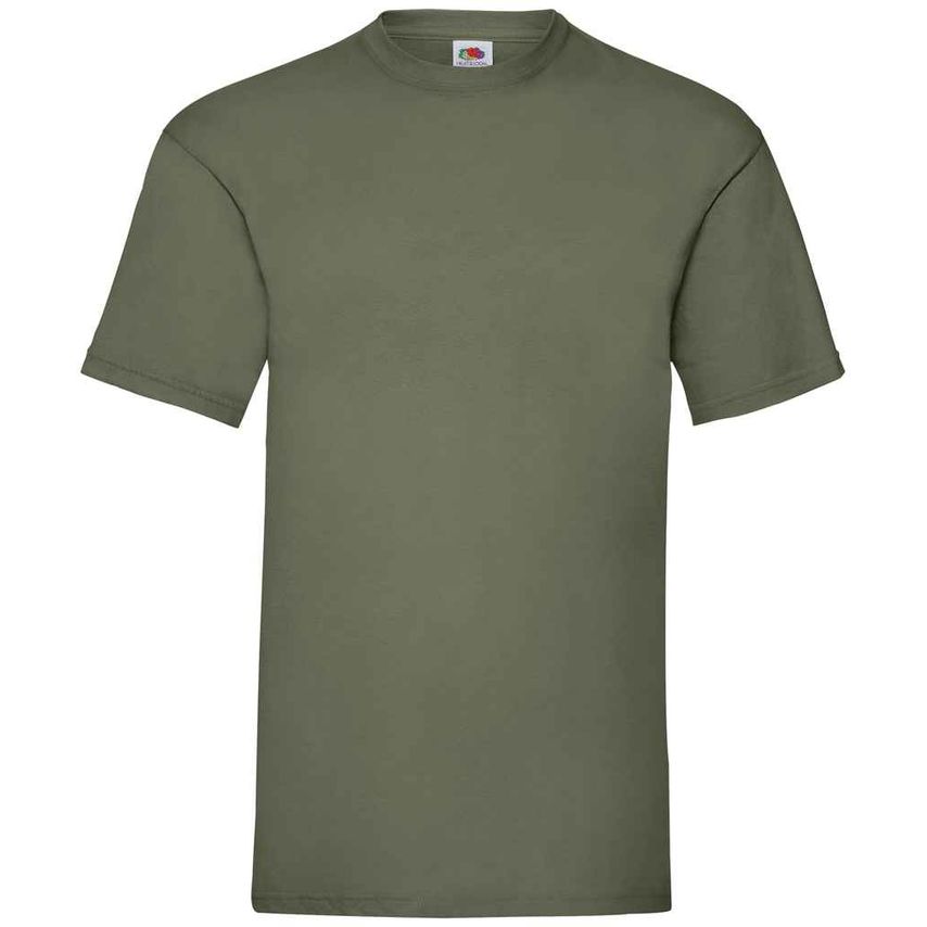 Fruit Of The Loom Value T-Shirt Mens Classic Olive - SS6 COL XXL