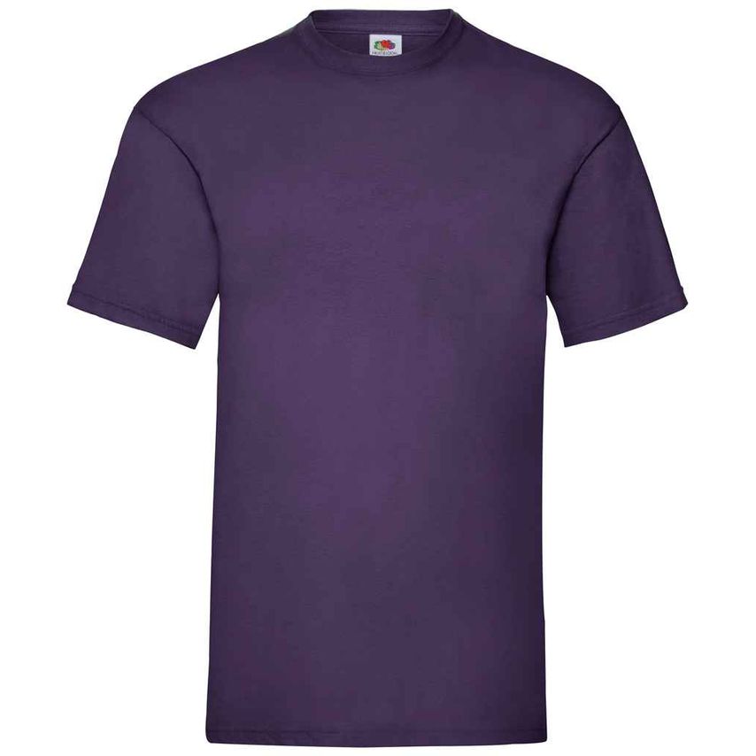 Fruit Of The Loom Value T-Shirt Mens Purple - SS6 PUR S