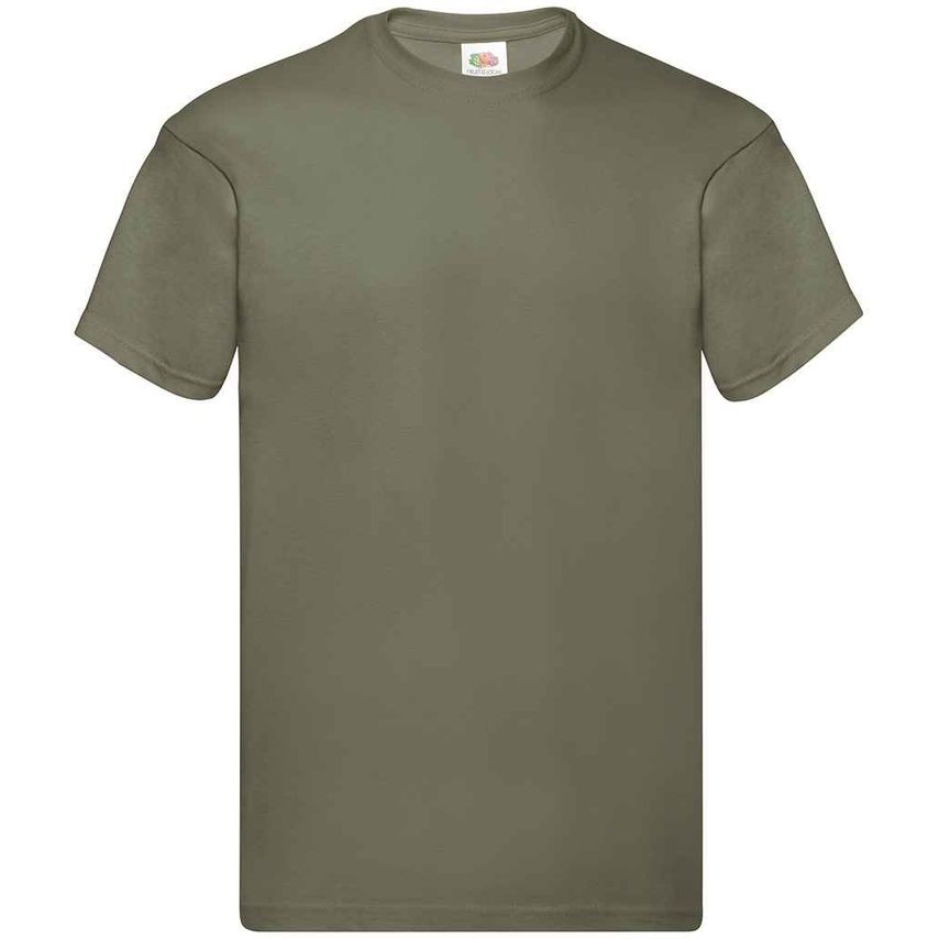 Fruit Of The Loom Original T-Shirt Mens Classic Olive - SS12 COL M