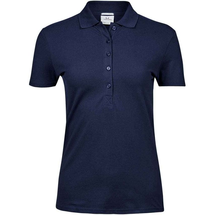 Tee Jays Ladies Luxury Stretch Polo Shirt Ladies Navy - T145 NAV XXL