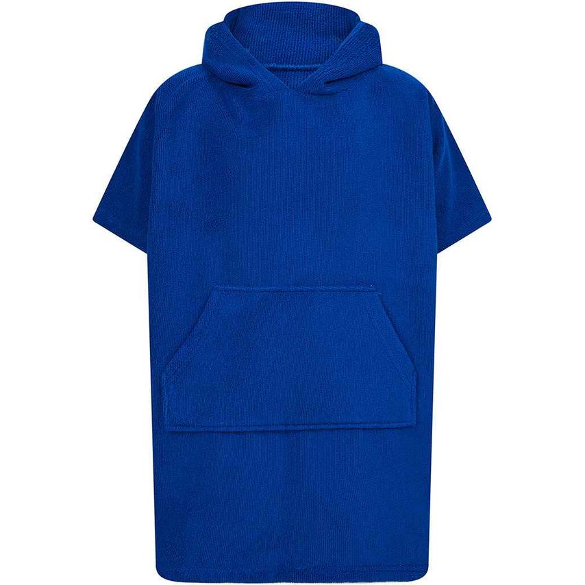 Towel City Kids Poncho Kids Royal Blue - TC811 ROY 10-13