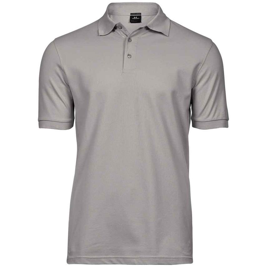 Tee Jays Luxury Stretch Piqu Polo Shirt Mens Stone - T1405 STO 3XL