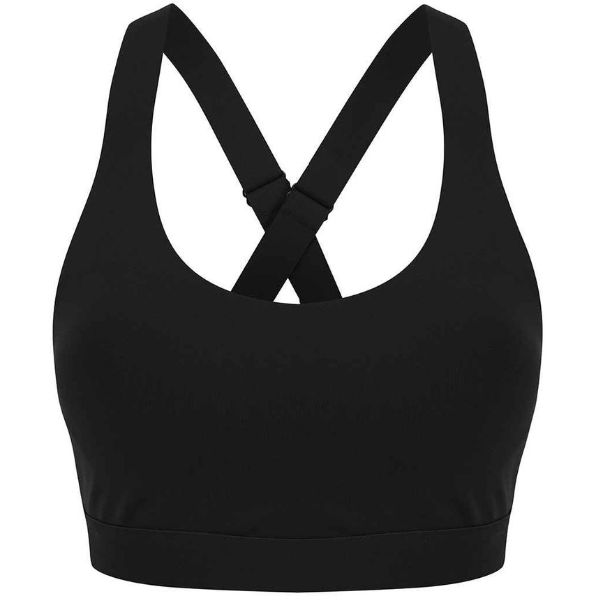 Tombo Medium Impact Core Bra Ladies Black TL371 Black M