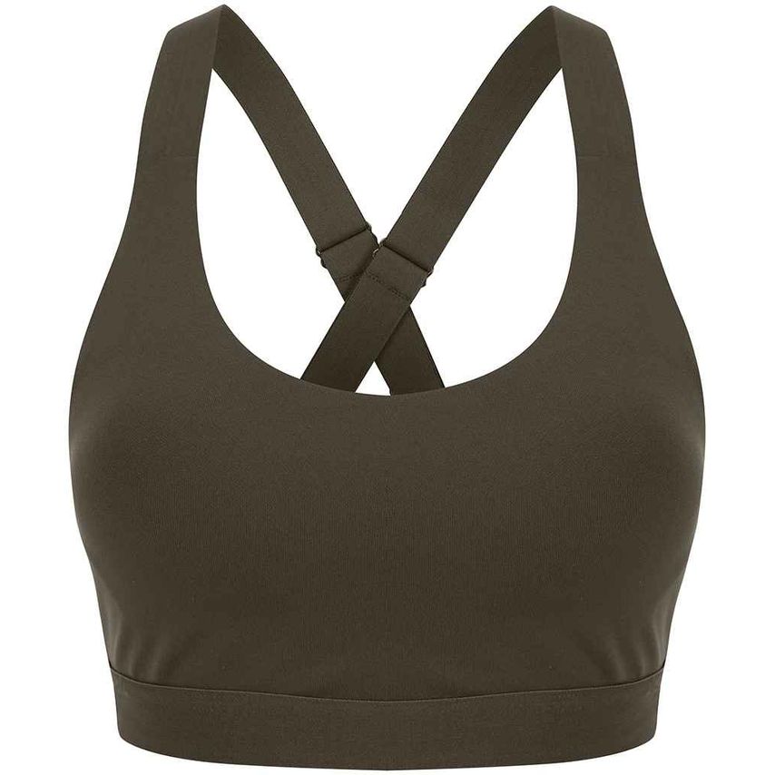 Tombo Medium Impact Core Bra Ladies Olive Green - TL371 OLI M