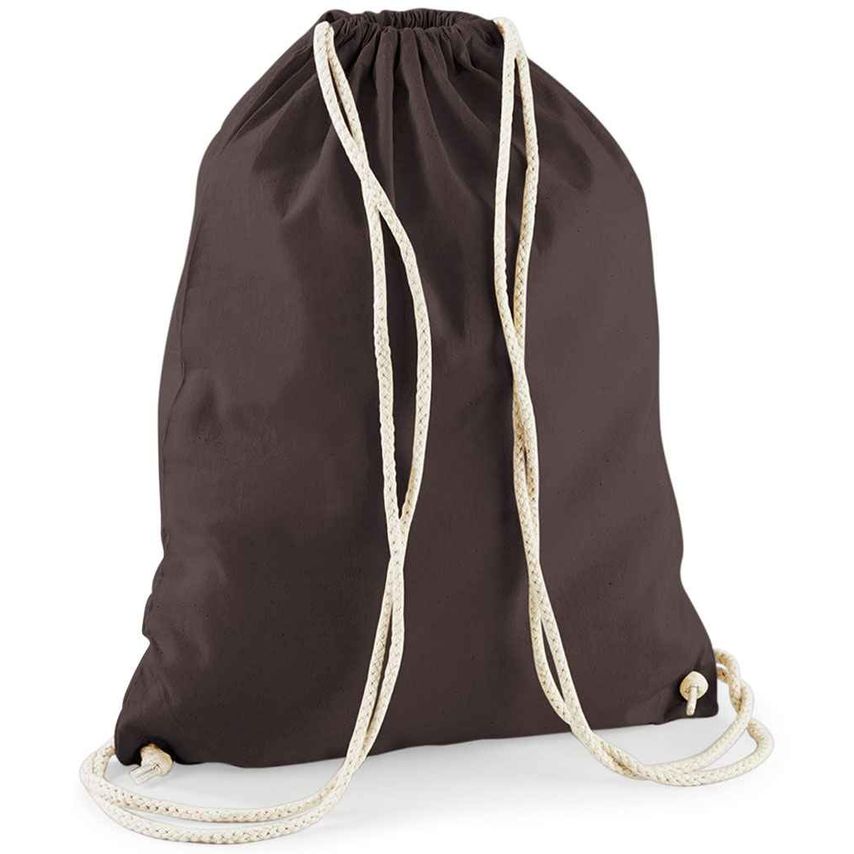 Westford Mill Cotton Gymsac Chocolate - W110 CHO ONE