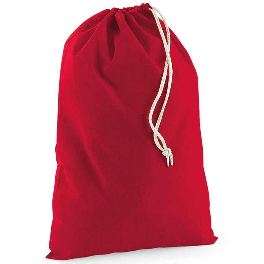 Westford Mill Cotton Stuff Bag Classic Red - W115 CSR XL