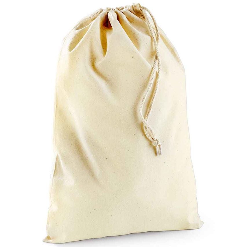 Westford Mill Cotton Stuff Bag Natural W115 Natural XS
